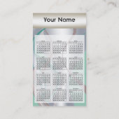 Abstracte chocolademunt visitekaartje (Achterkant)