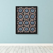 Abstracte Chroma Bloem Canvas Afdruk (Insitu (Houten vloer))