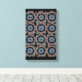Abstracte Chroma Bloem Canvas Afdruk (Insitu (Houten vloer))