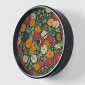 Abstracte Chrysanten Vlinders Kunst Klokken (Hoek)