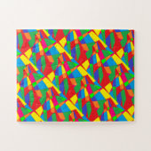 Abstracte chunky art top sport Kinder Legpuzzel (Horizontaal)