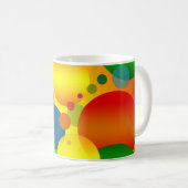 ABSTRACTE CIRCLES COFFEE-MOK KOFFIEMOK (Voorkant rechts)