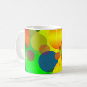 ABSTRACTE CIRCLES COFFEE-MOK KOFFIEMOK (Voorkant links)