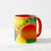 ABSTRACTE CIRCLES COFFEE-MOK MOK (Voorkant rechts)