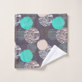 Abstracte Circles Patroonhanddoekset Bad Handdoek (Wasdoekje)