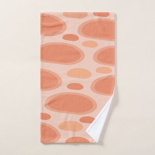 Abstracte cirkel bad handdoek (Handdoek)