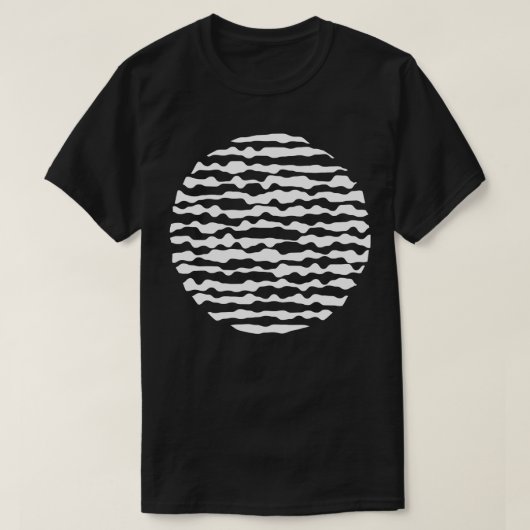 abstracte cirkel buiten lijnen t-shirt (Design voorkant)
