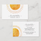 Abstracte Cirkel Handgemaakte juwelen Visitekaartj Visitekaartje (Voorkant / Achterkant)