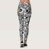 abstracte cirkel leggingen leggings (Achterkant)