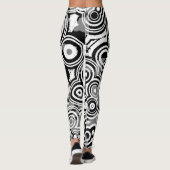abstracte cirkel leggings (Achterkant)