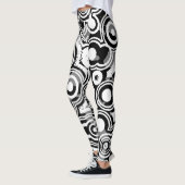 abstracte cirkel leggings (Links)