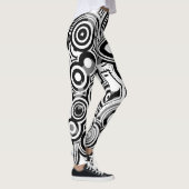 abstracte cirkel leggings (Rechts)
