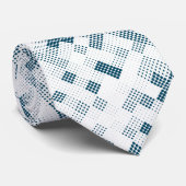 Abstracte cirkel minimale geometrische puntvorm stropdas (Opgerold)