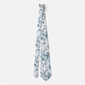 Abstracte cirkel minimale geometrische puntvorm stropdas (Achterkant)