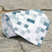 Abstracte cirkel minimale geometrische puntvorm stropdas