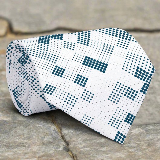 Abstracte cirkel minimale geometrische puntvorm stropdas