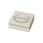 Abstracte Cirkel Salon Logo Rubberstempel (Stempel)