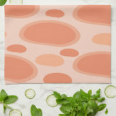 Abstracte cirkel theedoek (Gevouwen)