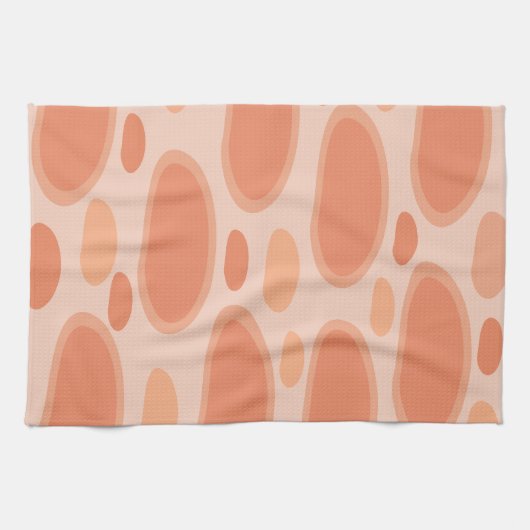 Abstracte cirkel theedoek (Horizontaal)