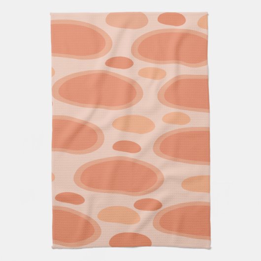 Abstracte cirkel theedoek (Verticaal)