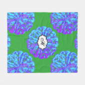 ABSTRACTE CIRKEL WYCINANKI FLEECE DEKEN (Voorkant (Horizontaal))