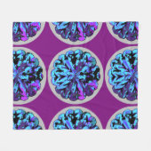 ABSTRACTE CIRKEL WYCINANKI GR. FLEECE DEKEN (Voorkant (Horizontaal))