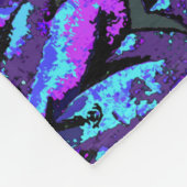 ABSTRACTE CIRKEL WYCINANKI GR. FLEECE DEKEN (Hoek)