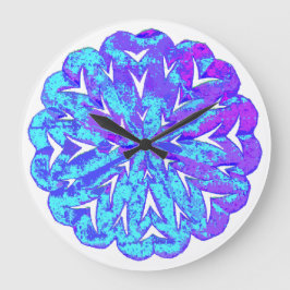 ABSTRACTE CIRKEL WYCINANKI GROTE KLOK