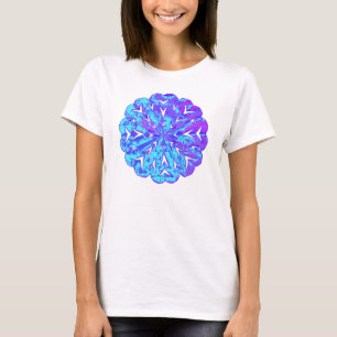 ABSTRACTE CIRKEL WYCINANKI T-SHIRT