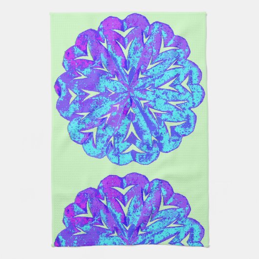 ABSTRACTE CIRKEL WYCINANKI THEEDOEK (Verticaal)