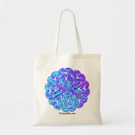 ABSTRACTE CIRKEL WYCINANKI TOTE BAG (Voorkant)