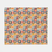 Abstracte Cirkelkunst geïnspireerd door Hilma AF K Fleece Deken (Voorkant (Horizontaal))
