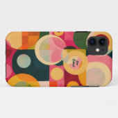 Abstracte cirkelontwerp Case-Mate iPhone case (Achterkant (horizontaal))