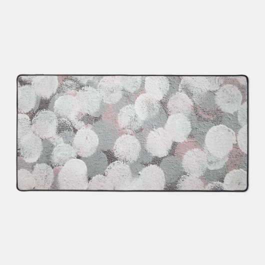 Abstracte cirkelpufjes bureaumat (Voorkant)