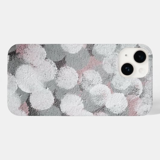 Abstracte cirkelpufjes Case-Mate iPhone case (Achterkant (horizontaal))