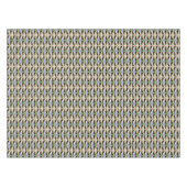 abstracte cirkels afdrukken tafelkleed (Voorkant (Horizontaal))