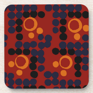 Abstracte cirkels bier onderzetter