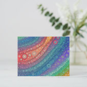  Abstracte cirkels Briefkaart (Staand voorkant)