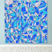 Abstracte cirkels canvas afdruk (Insitu (Houten vloer))