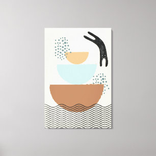 Abstracte cirkels Cat 1 Canvas Print