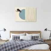 Abstracte cirkels Cat 3 Canvas Print (Insitu (Slaapkamer))