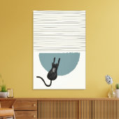 Abstracte cirkels Cat 3 Canvas Print (Insitu (Woonkamer))