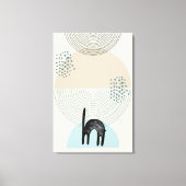 Abstracte cirkels Cat 4 Canvas Print (Voorkant)