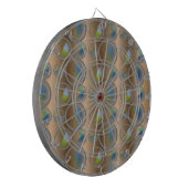 Abstracte cirkels dartbord (Voorkant Links)