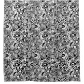 abstracte cirkels douchegordijn (Voorkant)