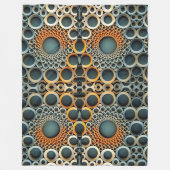Abstracte Cirkels Geometrische Deken (Voorkant)