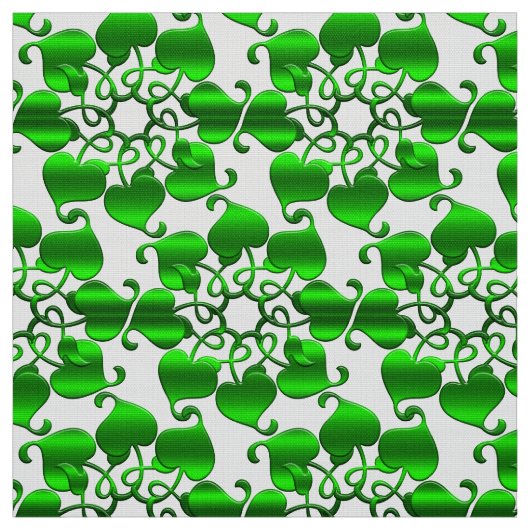 Abstracte cirkels groen element stof (Swatch)