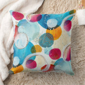 Abstracte Cirkels Home Decor Gift Art Sierkussen (Deken)