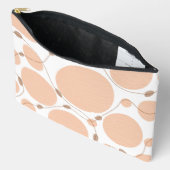 Abstracte cirkels in perzik en tan etui (Open)
