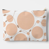 Abstracte cirkels in perzik en tan etui (Achterkant)